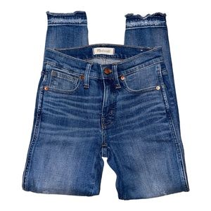Madewell 9” High Rise Skinny Jeans size 24 Petite